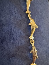 Gold dolphin bracelet for sale  Port Saint Lucie