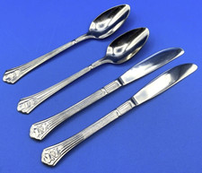 4-Estia aço inoxidável Indonésia crianças talheres utensílios colher faca criança comprar usado  Enviando para Brazil