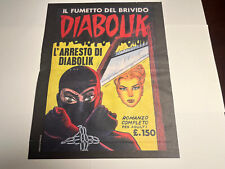 Poster arresto diabolik usato  Napoli