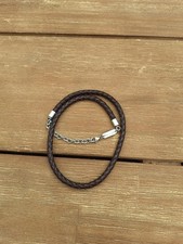 Lederarmband flechtoptik braun gebraucht kaufen  Oranienburg