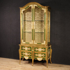 Vitrina Mueble Doble Cuerpo Madera Lacado Pintura Librería Armario Xx C segunda mano  Embacar hacia Mexico