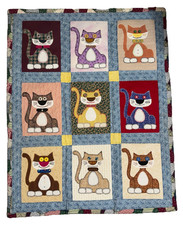 Kitty cat quilt for sale  Maricopa