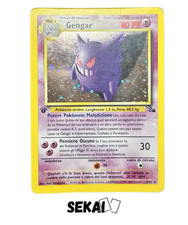 POKEMON GENGAR 5/62 FOSSIL PRIMA EDIZIONE ITALIANO HOLO 1ST EDITION ITA comprar usado  Enviando para Brazil