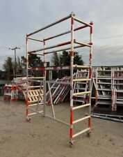 Folding aluminium scaffold for sale  HALIFAX