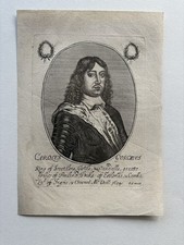 Gravura antiga rei Carlos X Gustavo da Suécia príncipe da Finlândia duque da Estônia, usado comprar usado  Enviando para Brazil