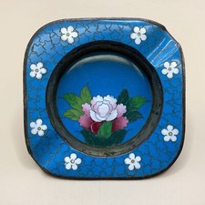 Cinzeiro estilo vintage chinês cloisonne floral esmalte e latão (11B) MO#8616 comprar usado  Enviando para Brazil