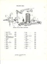 Usado, 1941 1942 1946 1947 1948 Pontiac nos Guia De Peças De Suspensão Dianteira comprar usado  Enviando para Brazil