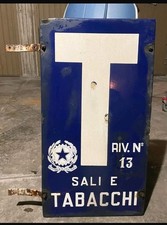 Insegna smaltata sali usato  Roma