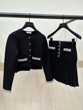 Usado, Sandro Pearl Edge Sound Neck Coats Jaquetas/Sweater Sest/Terno Saia Linha A comprar usado  Enviando para Brazil