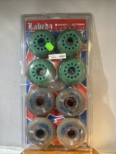 Usado, Rodas de hóquei em rolo em linha Labeda Shooter VERDE 80mm cinza interno externo pacote com 8 comprar usado  Enviando para Brazil