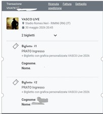 Biglietti vasco rimini usato Biglietti vasco rimini usato  Varese