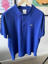 Usado, Camisa polo masculina Lacoste azul royal manga curta pique tamanho 7 2XL grande alta comprar usado  Enviando para Brazil