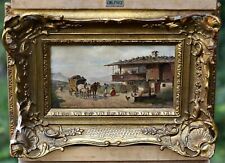 Ludwig MÜLLER-CORNELIUS (1864-1946) - Peinture De Chevaux Devant Une Ferme, usado comprar usado  Enviando para Brazil