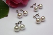 Blanc 8mm 4paar d'occasion  Expédié en France