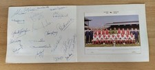 Hand signed team for sale  UXBRIDGE