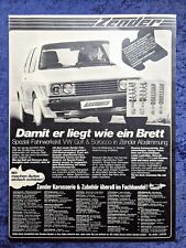 Golf scirocco zender gebraucht kaufen  Vechta