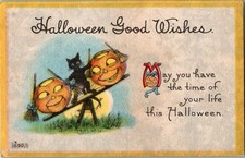 Antique halloween postcard for sale  Vallejo