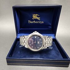 Relógio solar Burberry masculino 35 mm mostrador azul aço inoxidável data redonda com caixa PEÇAS comprar usado  Enviando para Brazil