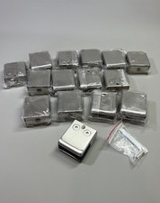 15pcs square glass for sale  OLDBURY