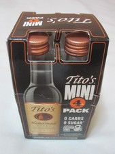 Vodka feita à mão Tito's | Tito's Mini 4-Pack (50 ml) mamadeiras de vidro para bebês comprar usado Vodka feita à mão Tito's | Tito's Mini 4-Pack (50 ml) mamadeiras de vidro para bebês comprar usado  Enviando para Brazil