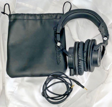 Fones de ouvido Audio-technica ATH-M50x preto monitor profissional comprar usado  Enviando para Brazil