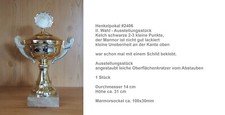 Pokal wahl höhe gebraucht kaufen  Niederwerrn