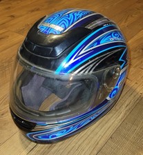 Usado, Capacete e escudo de motocicleta Fulmer Shaman ACT Air Channel Tech, tamanho XL azul comprar usado  Enviando para Brazil