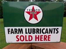 Large porcelain sign for sale  Humansville