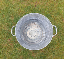 Tin bath bowl for sale  MALTON