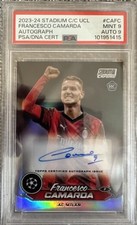 Topps Stadium Club Chrome 23/24 - Francesco Camarda Rookie RC Auto PSA 9 Auto 9 na sprzedaż  Wysyłka do Poland