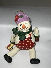 Snowman christmas ornament for sale  West Springfield