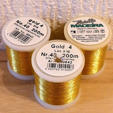Madeira stickgarn gold gebraucht kaufen  Meinhard
