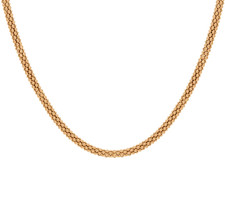 Colar de prata esterlina amarelo 18K Coreana ousado de prata italiana 18" comprar usado  Enviando para Brazil