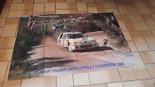 Affiche rallye peugeot d'occasion  Rives