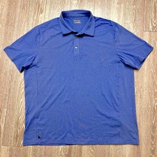 Camisa polo masculina Untuckit XXL 2XL azul golfe stretch casual ao ar livre adulto comprar usado  Enviando para Brazil