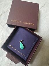 Berloque pingente de pedra preciosa geométrica turquesa Monica Vinader, prata esterlina💕💕 comprar usado  Enviando para Brazil