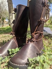 Bottes cuir viking d'occasion  Expédié en France