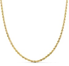 Collana Corda Oro 18K 750 Mls. 45 Cm. 2,75 Grammi. 2,2 Mm Di Spessore comprar usado  Enviando para Brazil