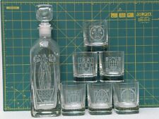 Set crystal decanter for sale  LONDON