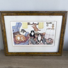 Vintage framed picture for sale  ST. HELENS