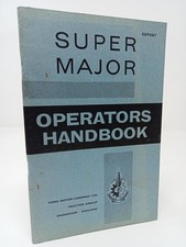 Usado, Instruction Book for the Super Major (Operators Handbook) 1960, Fordson tractor comprar usado  Enviando para Brazil