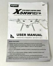 Syma XGyro Remote Control Series 5HW 2.4G 6 eixos drone aeronave manual do usuário FP20, usado comprar usado  Enviando para Brazil