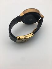 Motorola Moto 360 2ª Geração 42mm Caixa de Aço Inoxidável Ouro Rosa Pulseira Preta comprar usado  Enviando para Brazil