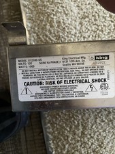 King electric u12100 for sale  Salisbury