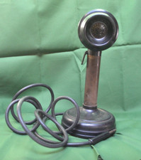 Antigo/Vintage Press To Talk M.F.P. Microfone Candlestick completo, usado comprar usado Antigo/Vintage Press To Talk M.F.P. Microfone Candlestick completo, usado comprar usado  Enviando para Brazil