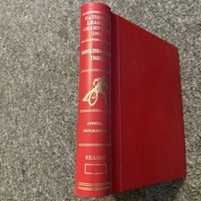 Programme binder middlesbrough for sale  THIRSK