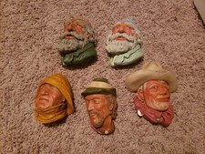 Bosson chalkware head for sale  Rock Hill