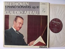 SAL 3550 UK plum original Claudio Arrau plays Beethoven Op 10 piano sonatas comprar usado  Enviando para Brazil