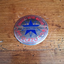 Plaque graissage olazur d'occasion  Montereau-Fault-Yonne