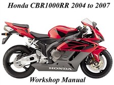 MANUAL DE OFICINA HONDA CBR1000RR 2004 a 2006 - Arquivos PDF comprar usado  Enviando para Brazil